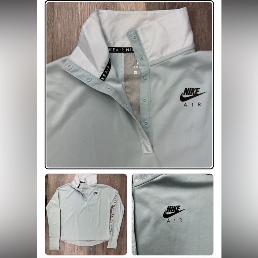 Nike Air Women’s collared Light Blue Shirt NWT